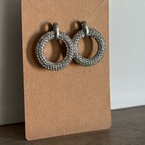 Elegant Silver Hoop Earrings